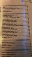 Matterello Restaurant menu