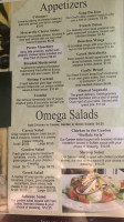 Omega Family Restaurant menu