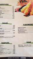 Sushiwa menu