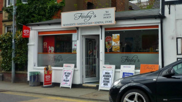 Finley's Newsagents, Sandwich And General Store outside