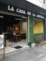 And Café La Casa De La Abuela inside