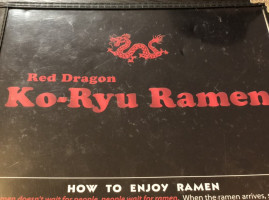 Ko-ryu Ramen Grill food