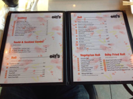 Ono's Sushi Bar menu