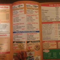 Ring A Wing menu