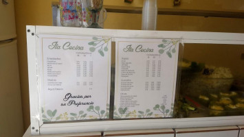 Ita Cocina menu