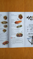 Nari Sushi menu