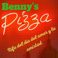 Benny's Pizza menu