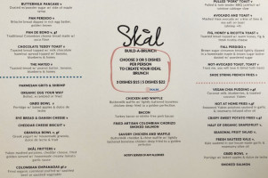 Skal menu