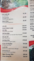 De Hoang Duy menu