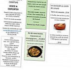 La Table De Michele Campsas menu