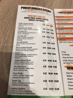 Philthy Philly's menu