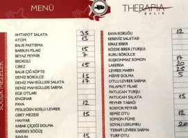Therapia Boğaz Balık menu
