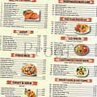 China 8 Fergus menu