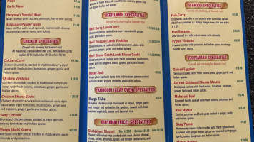 Haryana's menu