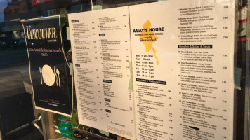 Amay's House menu