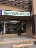 Donna’s Fresh Cafe outside