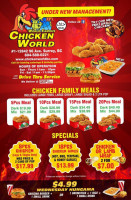 Chicken World Canada Fried Chicken Surrey Halal Burgers food