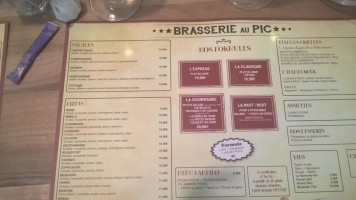 Brasserie au Pic food
