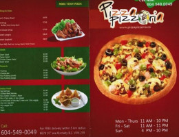 Pizza Pizzeria menu