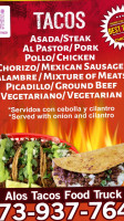 Alos Tacos Food Truck food