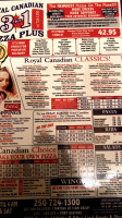 Royal Canadian 3 for 1 Pizza inside