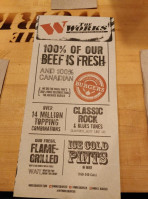 The Works Craft Burgers Beer food
