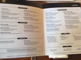 Sole Restaurant and Wine Bar menu