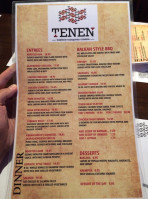 Tenen Solutions Gourmet Ltd menu