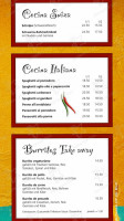 Einhorn Mexicano menu