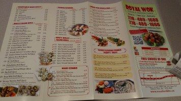 Royal Wok Restaurant menu