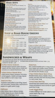 Bass Lake Roadhouse menu