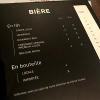 Bâton Rouge Steakhouse menu