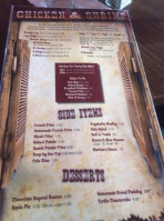 Mikes Saloon menu