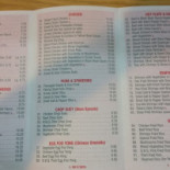 Chinese Valley Restaurant Carte