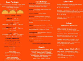 Bickering Twins Restaurant Tequila Bar menu