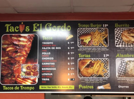 Tacos El Gordo food