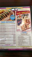Taqueria La Mexicana menu
