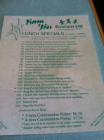 Kam Yin menu