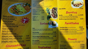 Tacos Don Memo menu