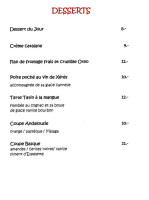 Circulo Español menu