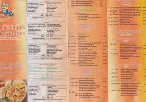 Super Noodles menu