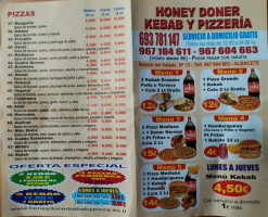 Honey Doner Kebab Y Pizzeria food