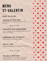 Le St Mark menu