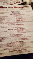 Silver Star menu