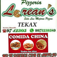 Pizzería Lorean's food