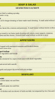 Romero's menu