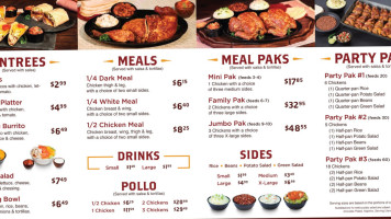 Juan Pollo menu