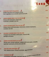 Thai Pepper Restaurant menu