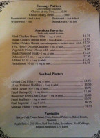 Hofbrauhaus menu