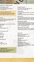 Black's Grocery And Cafe menu